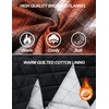 image:imageCOOFANDY Mens Flannel Shirt Jackets Quilted Lined Plaid Jacket Long Sleeve Button Down Thick Winter Outwear ShacketsOrange