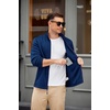 image:imageCOOFANDY Mens Fleece Jacket Zip Up Lightweight Sweater Jackets Casual Warm with Pockets for Home Office HikingBlue