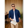 image:imageCOOFANDY Mens Fleece Jacket Zip Up Lightweight Sweater Jackets Casual Warm with Pockets for Home Office HikingBlue