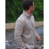 image:imageCOOFANDY Mens Fleece Jacket Zip Up Lightweight Sweater Jackets Casual Warm with Pockets for Home Office HikingKhaki