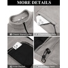 image:imageCOOFANDY Mens Fleece Jackets Full Zip Raglan Long Sleeve Lightweight Casual Outdoor Warm Jacket Coat with PocketsGrey