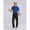 image:imageCOOFANDY Mens Golf Pants 303234 Stretch Work Dress Pants Lightweight Quick Dry Comfy Trousers with 4 PocketsBlack