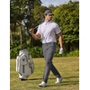 image:imageCOOFANDY Mens Golf Pants 303234 Stretch Work Dress Pants Lightweight Quick Dry Comfy Trousers with 4 PocketsDark Gray