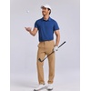 image:imageCOOFANDY Mens Golf Pants 303234 Stretch Work Dress Pants Lightweight Quick Dry Comfy Trousers with 4 PocketsKhaki