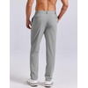 image:imageCOOFANDY Mens Golf Pants 303234 Stretch Work Dress Pants Lightweight Quick Dry Comfy Trousers with 4 PocketsLight Gray