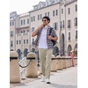 image:imageCOOFANDY Mens Golf Pants 303234 Stretch Work Dress Pants Lightweight Quick Dry Comfy Trousers with 4 PocketsLight Khaki