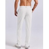 image:imageCOOFANDY Mens Golf Pants 303234 Stretch Work Dress Pants Lightweight Quick Dry Comfy Trousers with 4 PocketsWhite