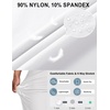 image:imageCOOFANDY Mens Golf Pants 303234 Stretch Work Dress Pants Lightweight Quick Dry Comfy Trousers with 4 PocketsWhite