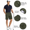 image:imageCOOFANDY Mens Golf Shorts 8 Inch Lightweight Quick Dry Casual Dress Shorts Hiking Travel Shorts with PocketsArmy Green