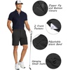 image:imageCOOFANDY Mens Golf Shorts 8 Inch Lightweight Quick Dry Casual Dress Shorts Hiking Travel Shorts with PocketsBlack