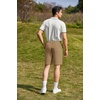 image:imageCOOFANDY Mens Golf Shorts 8 Inch Lightweight Quick Dry Casual Dress Shorts Hiking Travel Shorts with PocketsDark Khaki