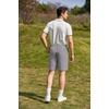 image:imageCOOFANDY Mens Golf Shorts 8 Inch Lightweight Quick Dry Casual Dress Shorts Hiking Travel Shorts with PocketsLight Grey