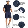 image:imageCOOFANDY Mens Golf Shorts 8 Inch Lightweight Quick Dry Casual Dress Shorts Hiking Travel Shorts with PocketsNavy Blue