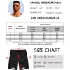 image:imageCOOFANDY Mens Hawaiian Beach Shorts Elastic Waist Drawstring Lightweight Summer Casual Shorts with PocketBlack