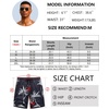 image:imageCOOFANDY Mens Hawaiian Beach Shorts Elastic Waist Drawstring Lightweight Summer Casual Shorts with PocketNavycoconut Tree