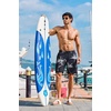 image:imageCOOFANDY Mens Hawaiian Beach Shorts Elastic Waist Drawstring Lightweight Summer Casual Shorts with PocketNavycoconut Tree