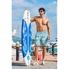 image:imageCOOFANDY Mens Hawaiian Beach Shorts Elastic Waist Drawstring Lightweight Summer Casual Shorts with PocketOcean Whale