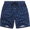 image:imageCOOFANDY Mens Hawaiian Beach Shorts Elastic Waist Drawstring Lightweight Summer Casual Shorts with PocketPalm Night