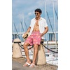 image:imageCOOFANDY Mens Hawaiian Beach Shorts Elastic Waist Drawstring Lightweight Summer Casual Shorts with PocketPastel Turtles