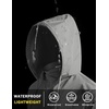 image:imageCOOFANDY Mens Light Rain Jacket with Hood Packable Waterproof Raincoat Golf Rain Gear Travel Hiking WindbreakerGray