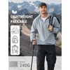 image:imageCOOFANDY Mens Light Rain Jacket with Hood Packable Waterproof Raincoat Golf Rain Gear Travel Hiking WindbreakerGray