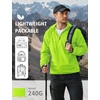 image:imageCOOFANDY Mens Light Rain Jacket with Hood Packable Waterproof Raincoat Golf Rain Gear Travel Hiking WindbreakerGreen