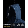 image:imageCOOFANDY Mens Light Rain Jacket with Hood Packable Waterproof Raincoat Golf Rain Gear Travel Hiking WindbreakerNavy Blue