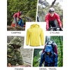 image:imageCOOFANDY Mens Light Rain Jacket with Hood Packable Waterproof Raincoat Golf Rain Gear Travel Hiking WindbreakerYellow