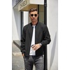 image:imageCOOFANDY Mens Lightweight Bomber Jackets Casual Spring Fall Windbreaker Jacket Light Zip Up Coat With PocketBlack