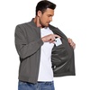 image:imageCOOFANDY Mens Lightweight Bomber Jackets Casual Spring Fall Windbreaker Jacket Light Zip Up Coat With PocketDeep Gray