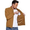 image:imageCOOFANDY Mens Lightweight Bomber Jackets Casual Spring Fall Windbreaker Jacket Light Zip Up Coat With PocketLight Brown
