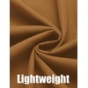 image:imageCOOFANDY Mens Lightweight Bomber Jackets Casual Spring Fall Windbreaker Jacket Light Zip Up Coat With PocketLight Brown