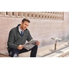 image:imageCOOFANDY Mens Lightweight Bomber Jackets Stand Collar Windbreaker Softshell Jacket Zip Up Coat for Fall OutdoorDark Gray
