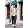 image:imageCOOFANDY Mens Lightweight Bomber Jackets Stand Collar Windbreaker Softshell Jacket Zip Up Coat for Fall OutdoorKhaki
