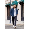 image:imageCOOFANDY Mens Lightweight Bomber Jackets Stand Collar Windbreaker Softshell Jacket Zip Up Coat for Fall OutdoorNavy Blue