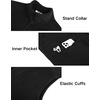 image:imageCOOFANDY Mens Lightweight Fleece Vest Sleeveless Zip Up Warm Jacket Casual Outerwear Vests With PocketsBlack