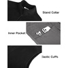 image:imageCOOFANDY Mens Lightweight Fleece Vest Sleeveless Zip Up Warm Jacket Casual Outerwear Vests With PocketsBlackDeep Grey