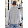 image:imageCOOFANDY Mens Lightweight Fleece Vest Sleeveless Zip Up Warm Jacket Casual Outerwear Vests With PocketsLight Grey