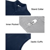 image:imageCOOFANDY Mens Lightweight Fleece Vest Sleeveless Zip Up Warm Jacket Casual Outerwear Vests With PocketsNavyGrey