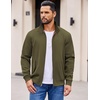 image:imageCOOFANDY Mens Lightweight Jackets Casual Windbreaker Zip Up Coat Stand Collar Golf Jacket Stylish Fall Work BusinessArmy Green