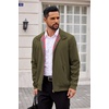 image:imageCOOFANDY Mens Lightweight Jackets Casual Windbreaker Zip Up Coat Stand Collar Golf Jacket Stylish Fall Work BusinessArmy Green