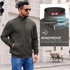 image:imageCOOFANDY Mens Lightweight Jackets Casual Windbreaker Zip Up Coat Stand Collar Golf Jacket Stylish Fall Work BusinessDark Grey