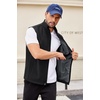 image:imageCOOFANDY Mens Lightweight Softshell Vest Windproof Sleeveless Jacket Zip Up Fleece Lined Vest Outerwear for Golf RunningBlack