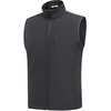 image:imageCOOFANDY Mens Lightweight Softshell Vest Windproof Sleeveless Jacket Zip Up Fleece Lined Vest Outerwear for Golf RunningDark Grey
