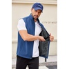 image:imageCOOFANDY Mens Lightweight Softshell Vest Windproof Sleeveless Jacket Zip Up Fleece Lined Vest Outerwear for Golf RunningNavy Blue