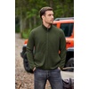 image:imageCOOFANDY Mens Lightweight Varsity Jacket Casual Bomber Jackets Waffle Zip Up Sweatshirts with PocketArmy Green