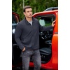 image:imageCOOFANDY Mens Lightweight Varsity Jacket Casual Bomber Jackets Waffle Zip Up Sweatshirts with PocketBlueviolet