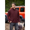 image:imageCOOFANDY Mens Lightweight Varsity Jacket Casual Bomber Jackets Waffle Zip Up Sweatshirts with PocketDark Red