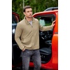 image:imageCOOFANDY Mens Lightweight Varsity Jacket Casual Bomber Jackets Waffle Zip Up Sweatshirts with PocketKahki