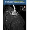 image:imageCOOFANDY Mens Long Raincoat Ligtweight Rain Jacket Waterproof Outdoor Jackets with HoodBlack